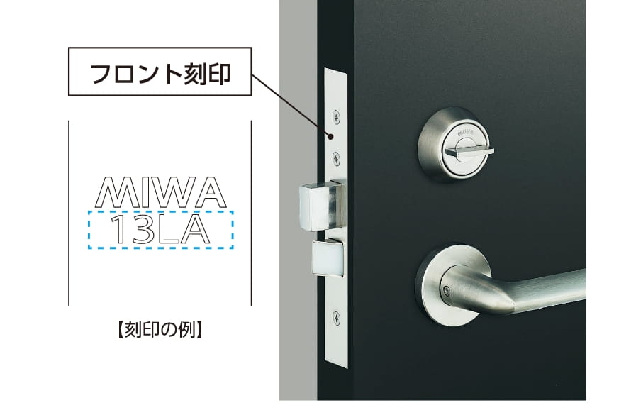 フロント刻印の例