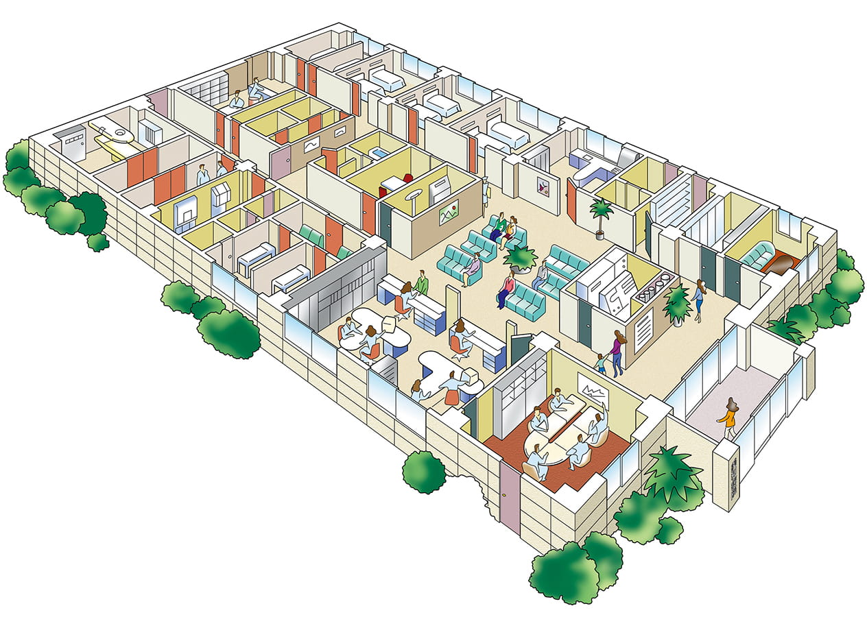 病院 建物のイメージ画像