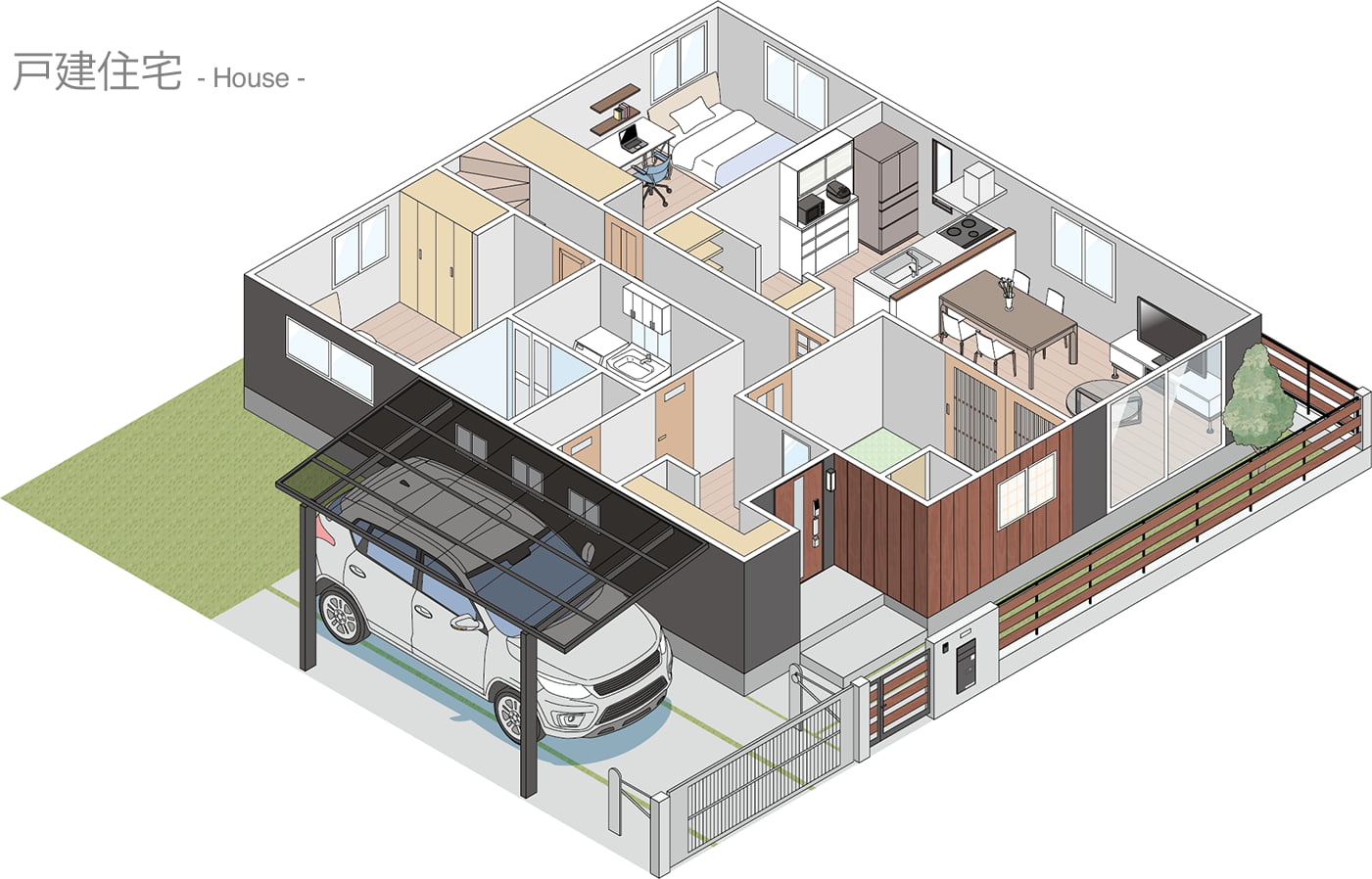 戸建住宅 建物のイメージ画像