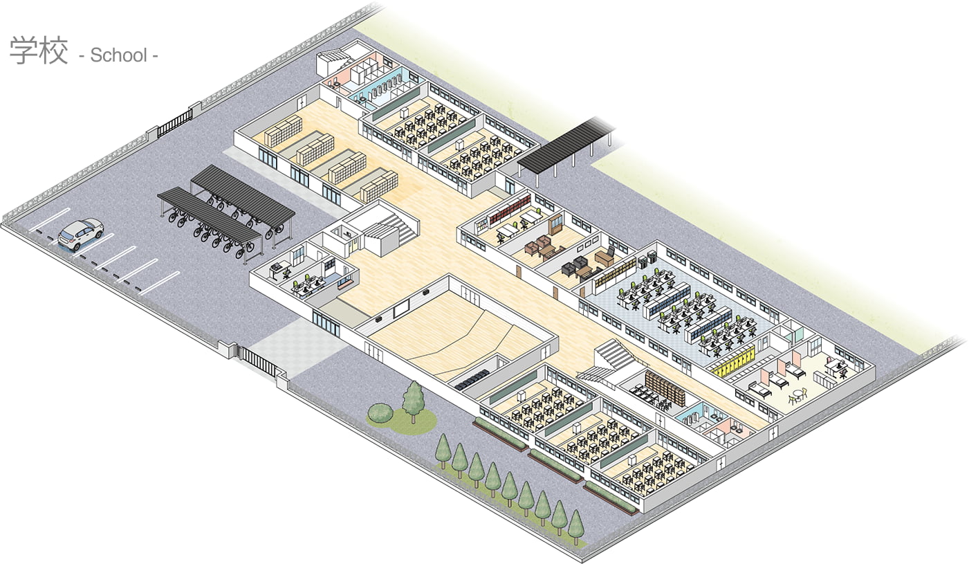 学校 建物のイメージ画像